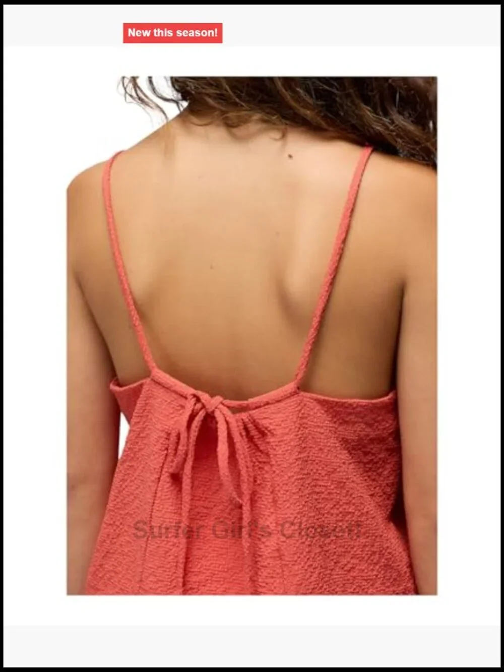 Recycled Polyester Tank Top Adjustable Straps UPF 50+